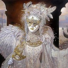 Схема вышивки «Прекрасная маска»