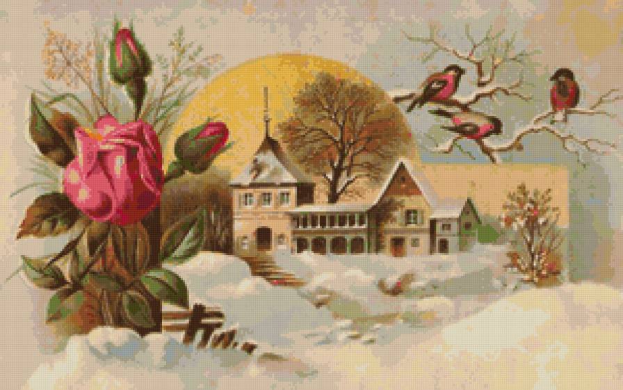 №149133 - животные, пейзаж, птицы - предпросмотр