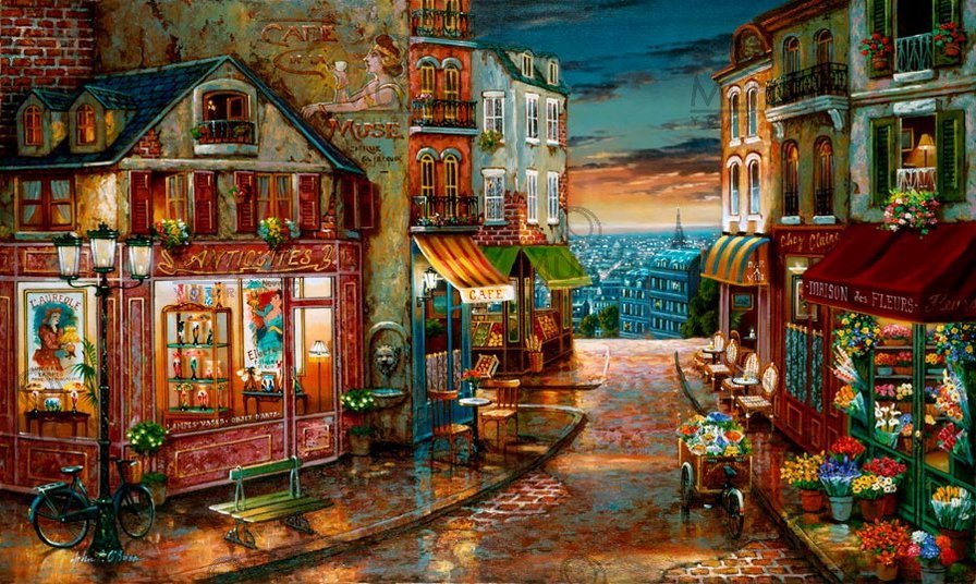 Улочки - оригинал