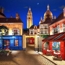 Схема вышивки «Улочки»