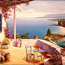 Схема вышивки «Греция»