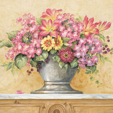 Схема вышивки «Цветочный декор»