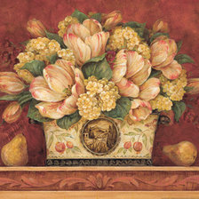 Схема вышивки «Цветочный декор»