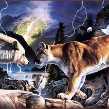 Схема вышивки «Животные»