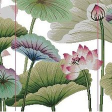 Схема вышивки «Лотосы»