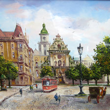 Схема вышивки «Старый Львов»