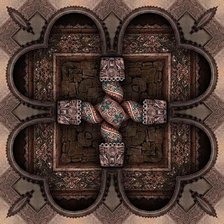 Схема вышивки «подушка орнамент»