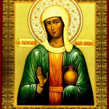 Схема вышивки «св равноапостольная Мария Магдалина»