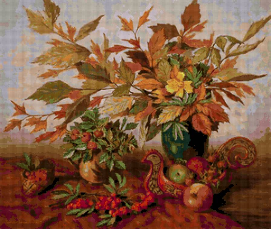 осень на столе - натюрморт, катина - предпросмотр