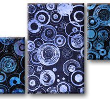 Схема вышивки «абстрактные круги»