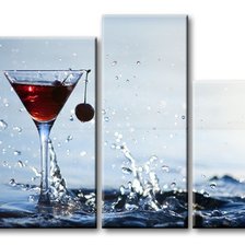 Схема вышивки «вино и капли воды»