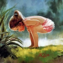 Схема вышивки «любопытство»