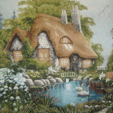 Схема вышивки «Домик»
