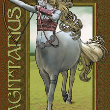 Схема вышивки «Стрелец»