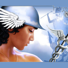 Схема вышивки «Гермес»