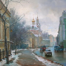 Схема вышивки «городской пейзаж»