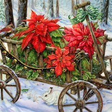 Схема вышивки «рождественская звезда»