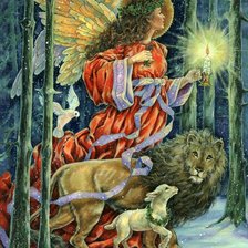 Схема вышивки «Ангел хранитель»