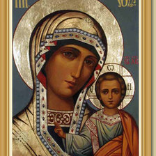 Схема вышивки «Серия "Иконы "Богородица"»