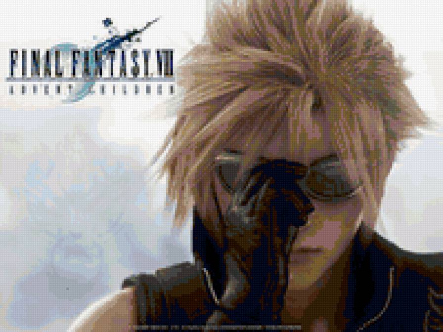 Cloud Strife - 60 цветов, 150х200 - cloud strife, клауд - предпросмотр