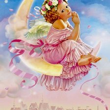 Схема вышивки «Ангел»