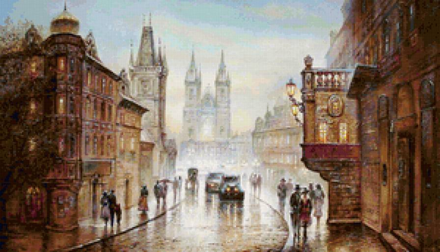 Старый Киев - авто, улица, город, дом - предпросмотр