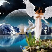 Схема вышивки «рай»