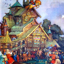 Схема вышивки «Сказочный терем»