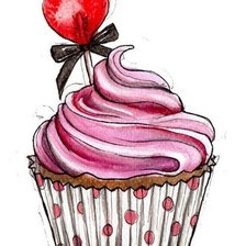 Схема вышивки «кекс»