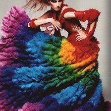 Схема вышивки «Радуга»