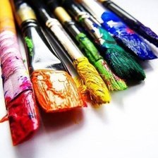 Схема вышивки «Радуга на кисточках»