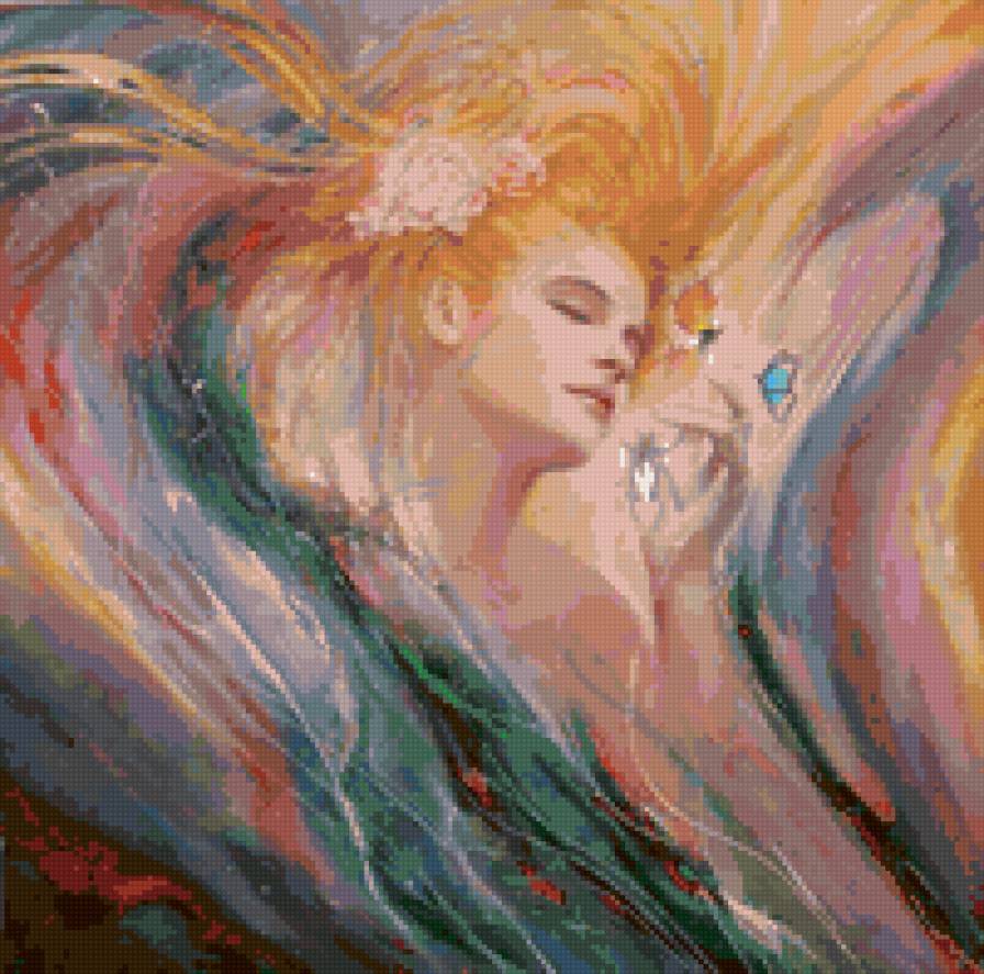 Леди весна - женщина, девушка, времена года, леди, весна - предпросмотр