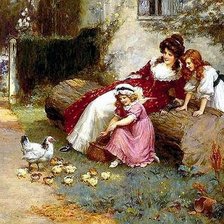 Схема вышивки «На отдыхе»