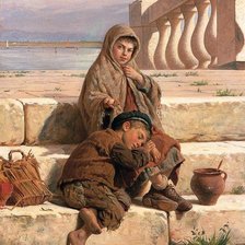 Схема вышивки «Дети Венеции»