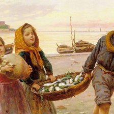 Схема вышивки «Дети Венеции 3»