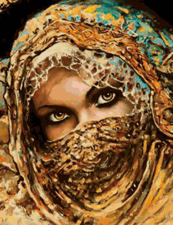 Красота женщины - карол бак, портрет, женщина, красота женщины, девушка, картина - предпросмотр