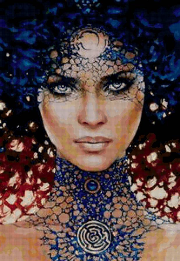 Красота женщины - портрет, девушка, карол бак, женщина, картина, красота женщины - предпросмотр