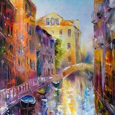 Схема вышивки «Венеция.Акварель.»