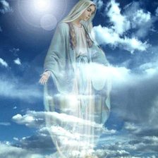 Схема вышивки «Серия "Иконы "Дева Мария"»