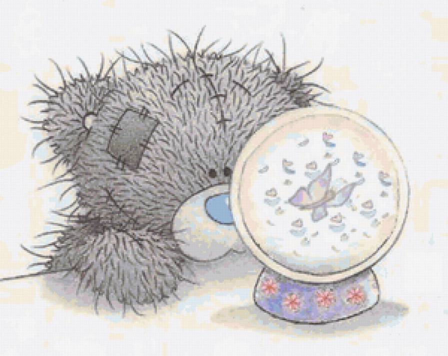 Серия "Мишка Тедди" С бабочкой - бабочка, мишка тедди - предпросмотр