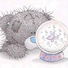 Схема вышивки «Серия "Мишка Тедди" С бабочкой»