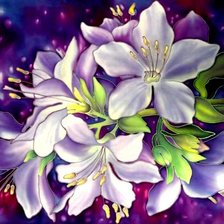 Схема вышивки «цветы»