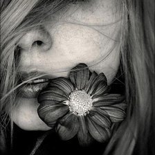 Схема вышивки «Девушка»