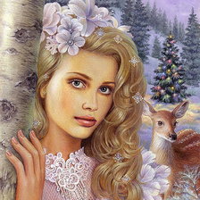 Схема вышивки «girl»