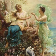 Схема вышивки «girls»