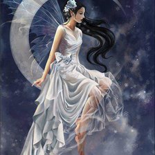 Схема вышивки «Фея ночи»