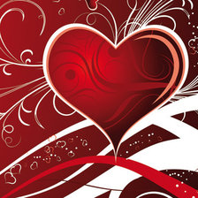 Схема вышивки «сердечки»