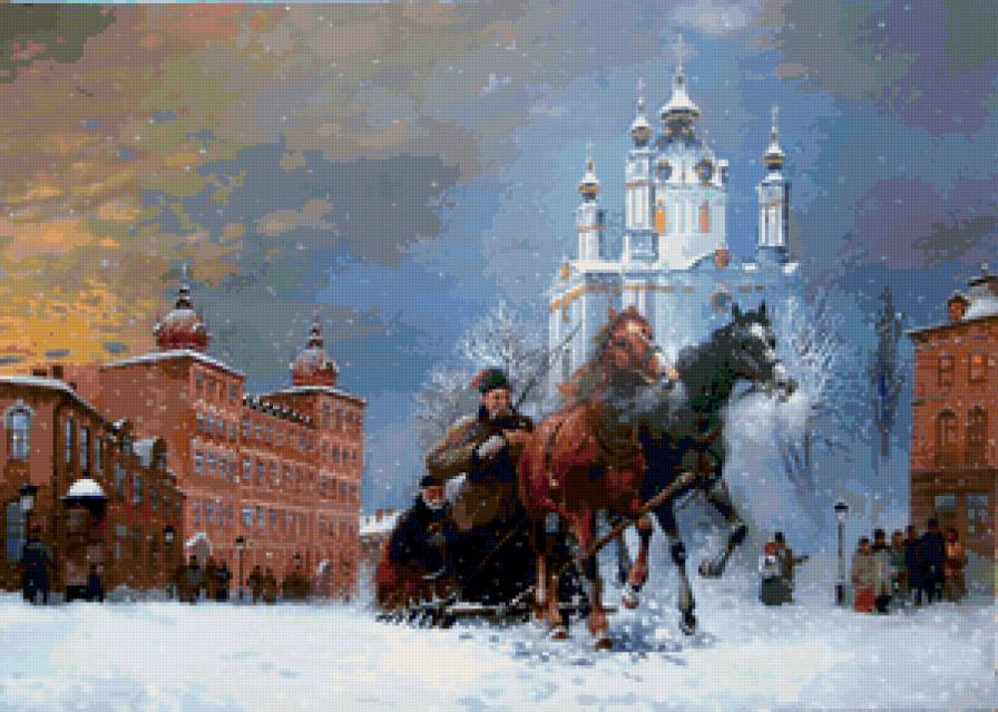 №152258 - снег, гулянья, зима - предпросмотр