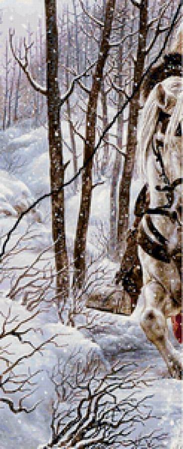 Рыцарь и лучница (триптих 1 ч) - красота, иллюстрация, пара, любовь, картина - предпросмотр