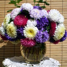 Схема вышивки «астры»